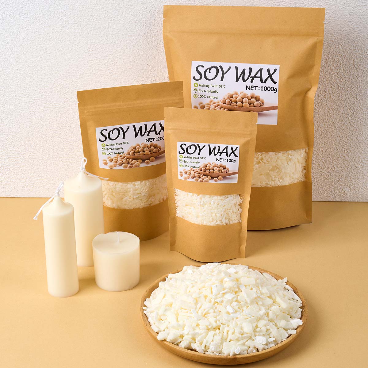 Candle Making Experience - Cera de soja blanca pura de