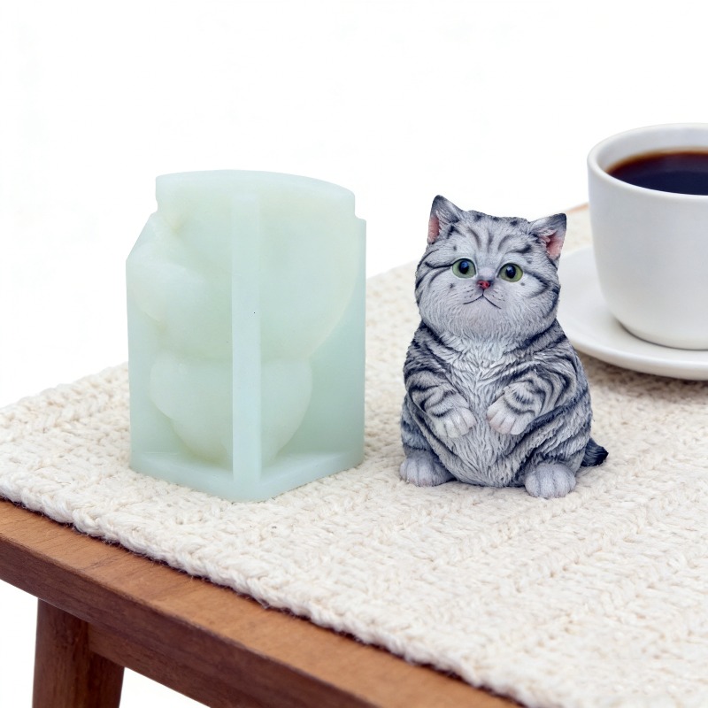 Candle Making Fat - Molde de silicona DIY para velas