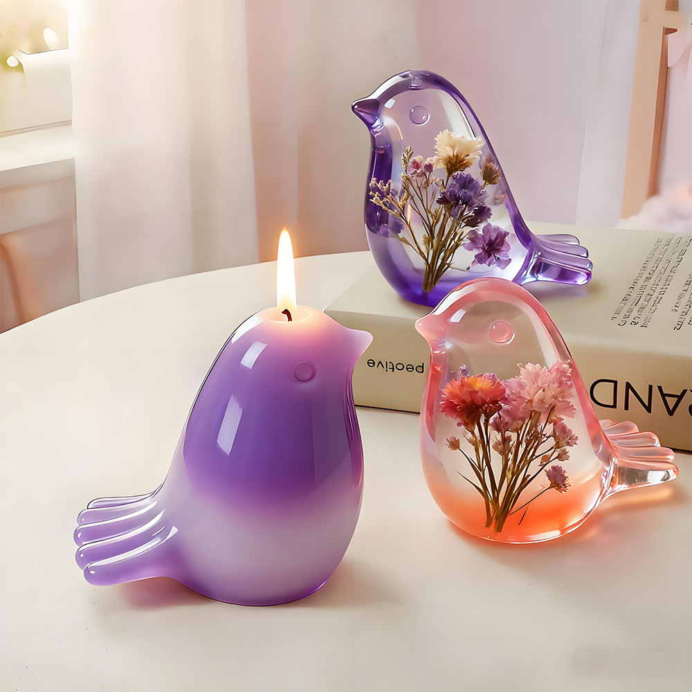 Candle Making Fat - Molde de silicona con forma de