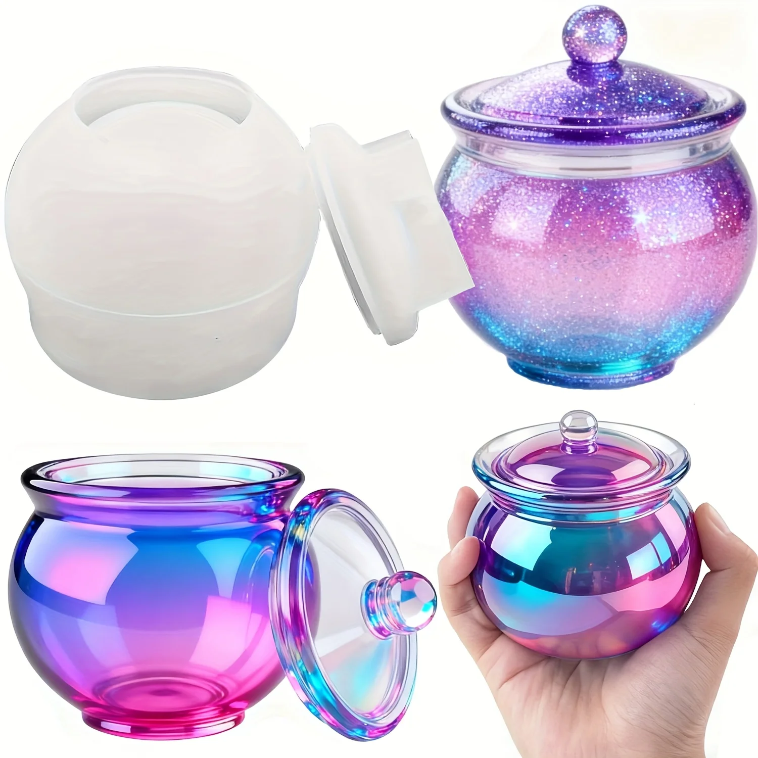 Candle Making Moulds - 1 Juego de moldes redondos de