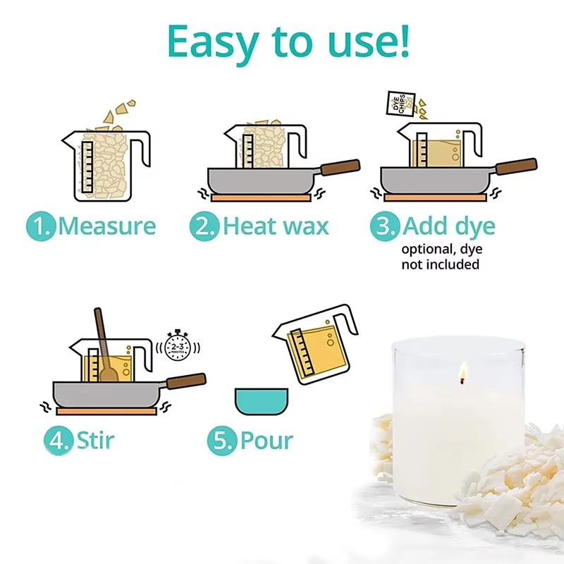 Cera de Soja Pura de 1 kg/500/ - Candle Making Experience reseña y precio