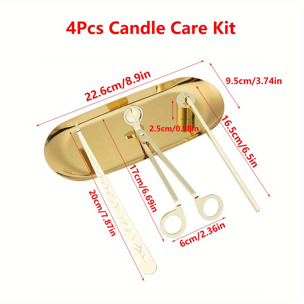 4 unids/set Kit de cuidado de  - Candle Making Items reseña y precio
