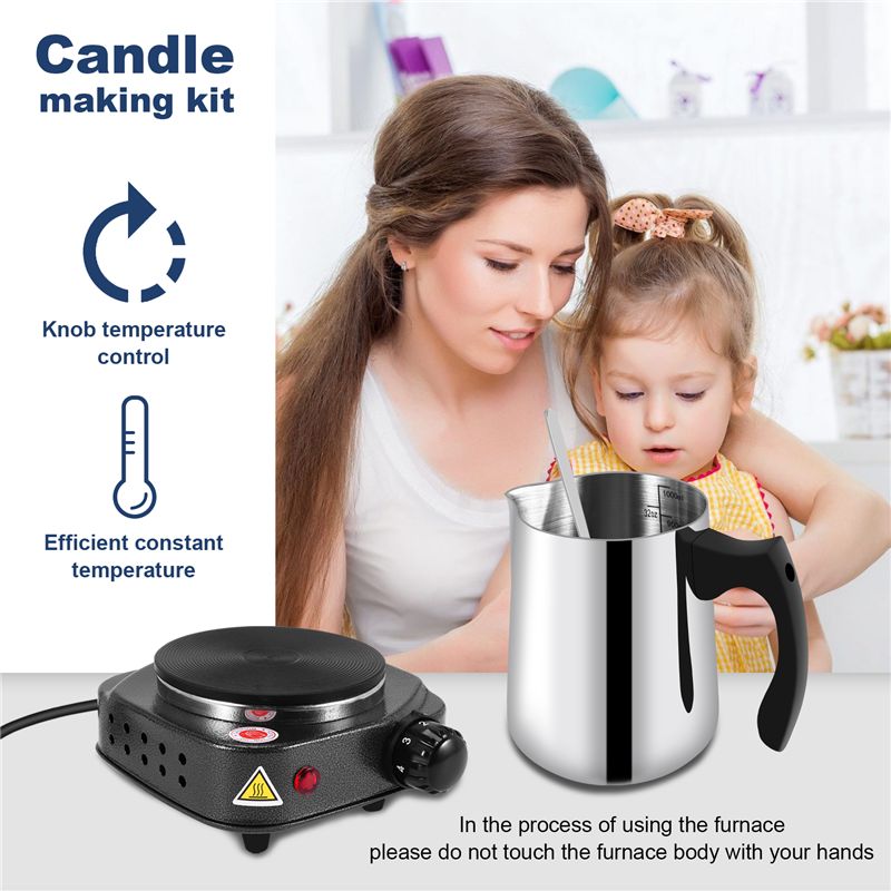 Olla para fundir cera con plac - Candle Making Quantities reseña y precio