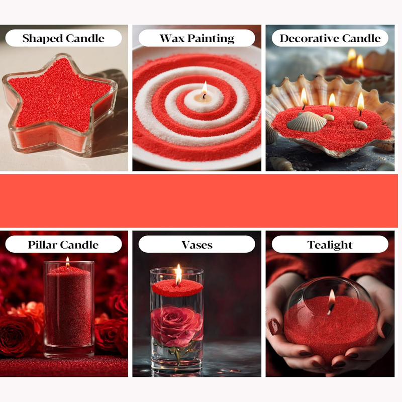 Velas perladas de arena verde, - Candle Making Kit reseña y precio