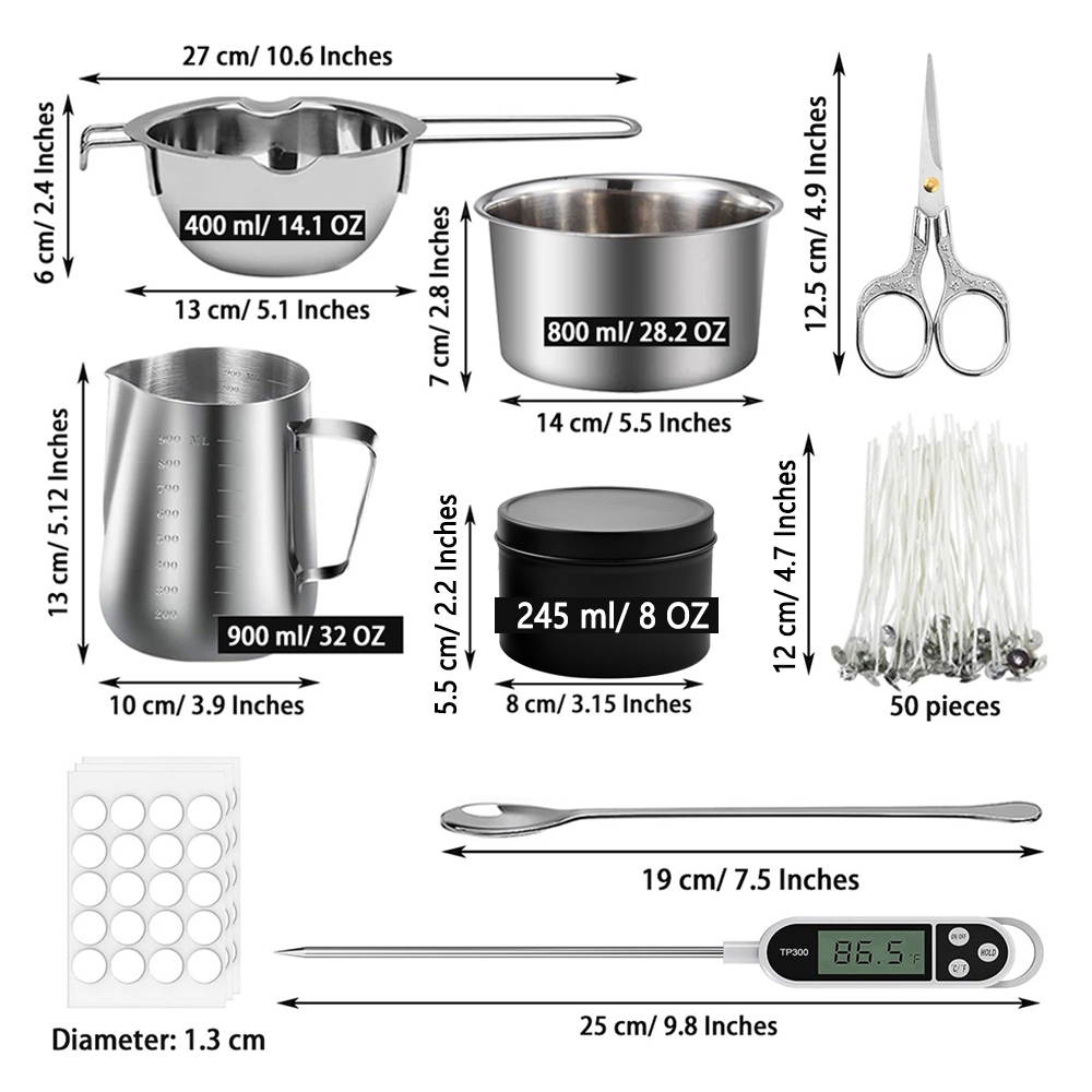 Glintmos Kit de fabricación de - Candle Making Kit reseña y precio