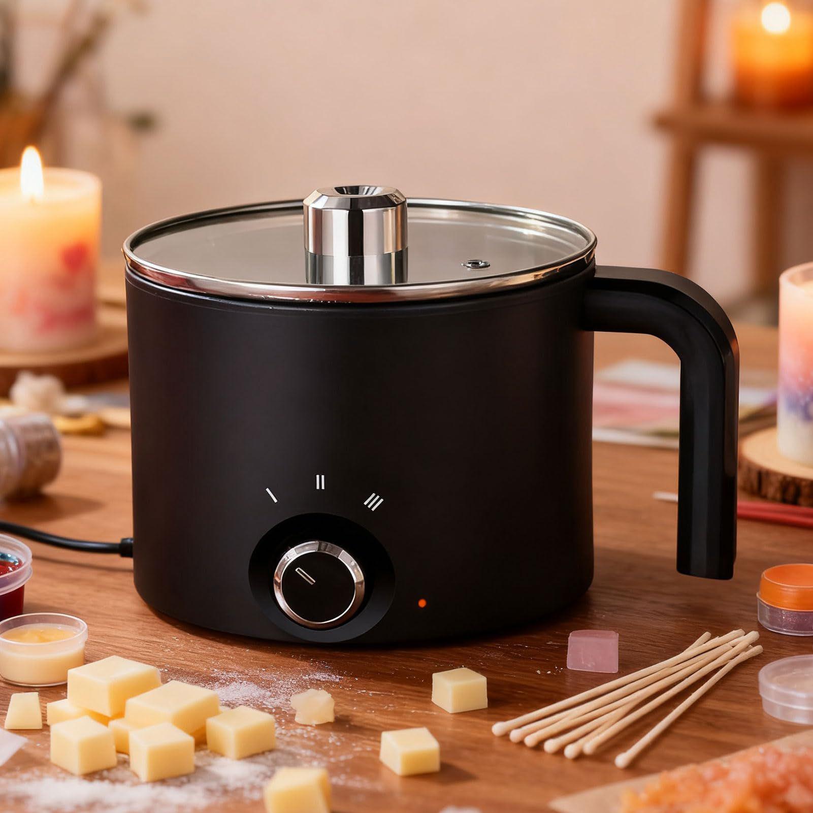 Crisol de cera de 1,5 l, dispo - Candle Making Temperature reseña y precio