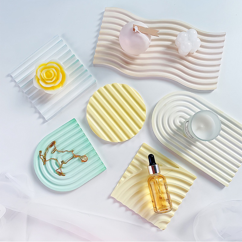 Molde de bandeja ondulada a ra - Candle Making Moulds reseña y precio