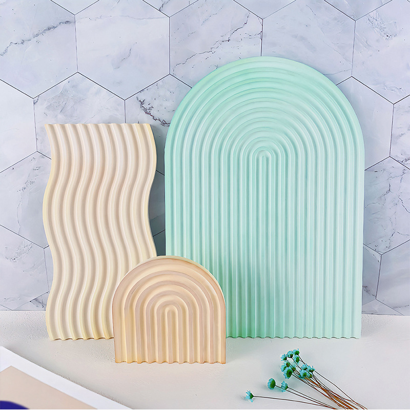 Molde de bandeja ondulada a ra - Candle Making Moulds reseña y precio