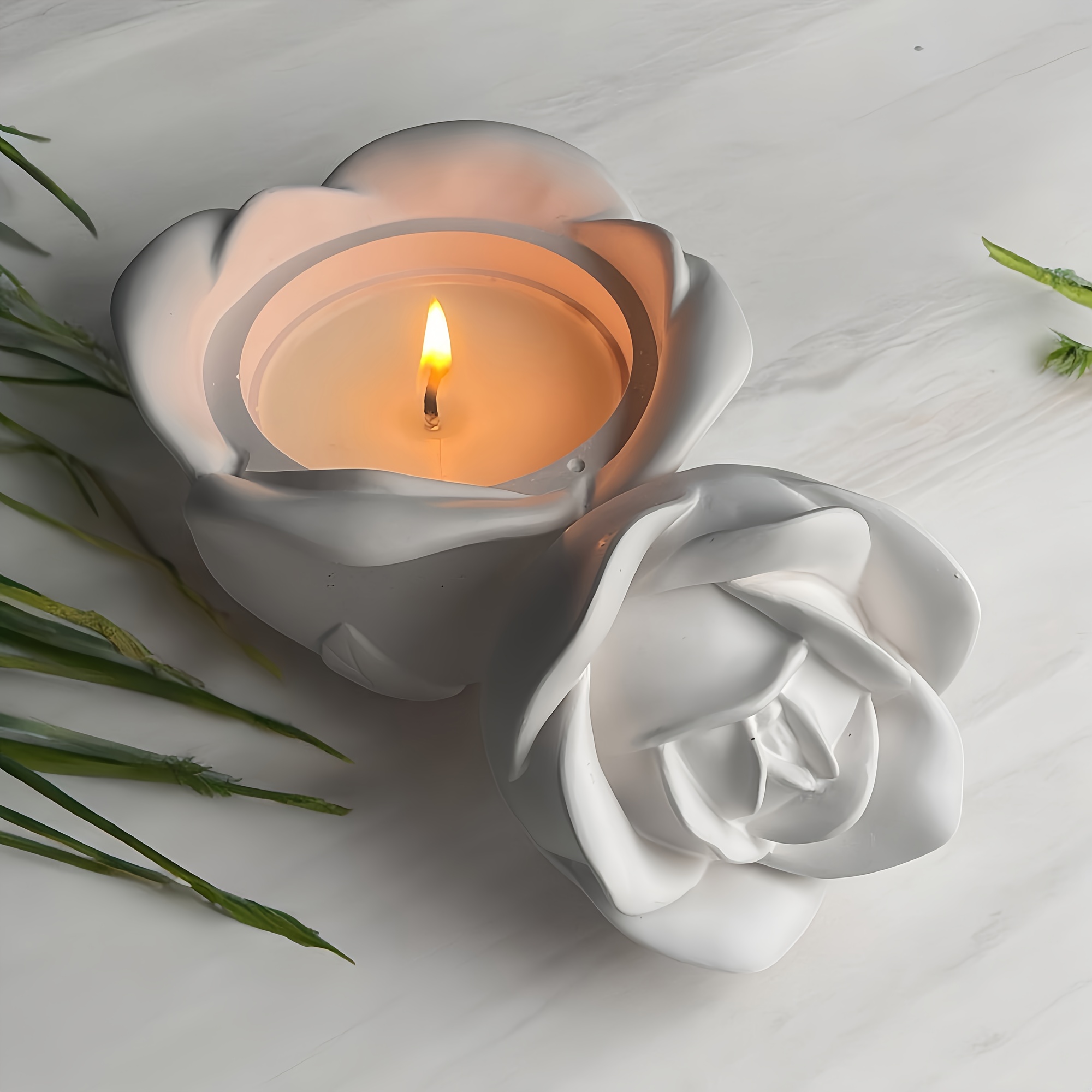 Juego de 2 piezas de moldes de - Candle Making Moulds reseña y precio