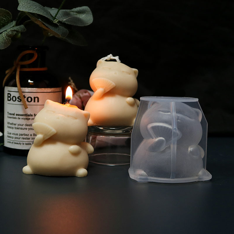 Molde de vela de silicona con  - Candle Making Fat reseña y precio