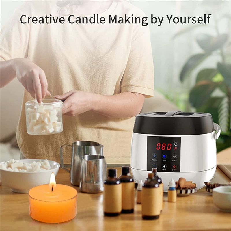 Olla para derretir cera para h - Candle Making Temperature reseña y precio