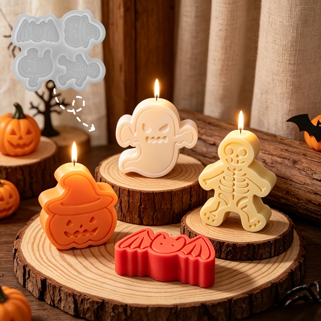 Juego de moldes de silicona de - Candle Making Moulds reseña y precio